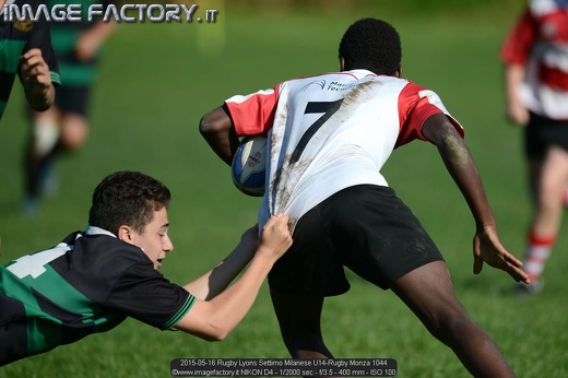 2015-05-16 Rugby Lyons Settimo Milanese U14-Rugby Monza 1044